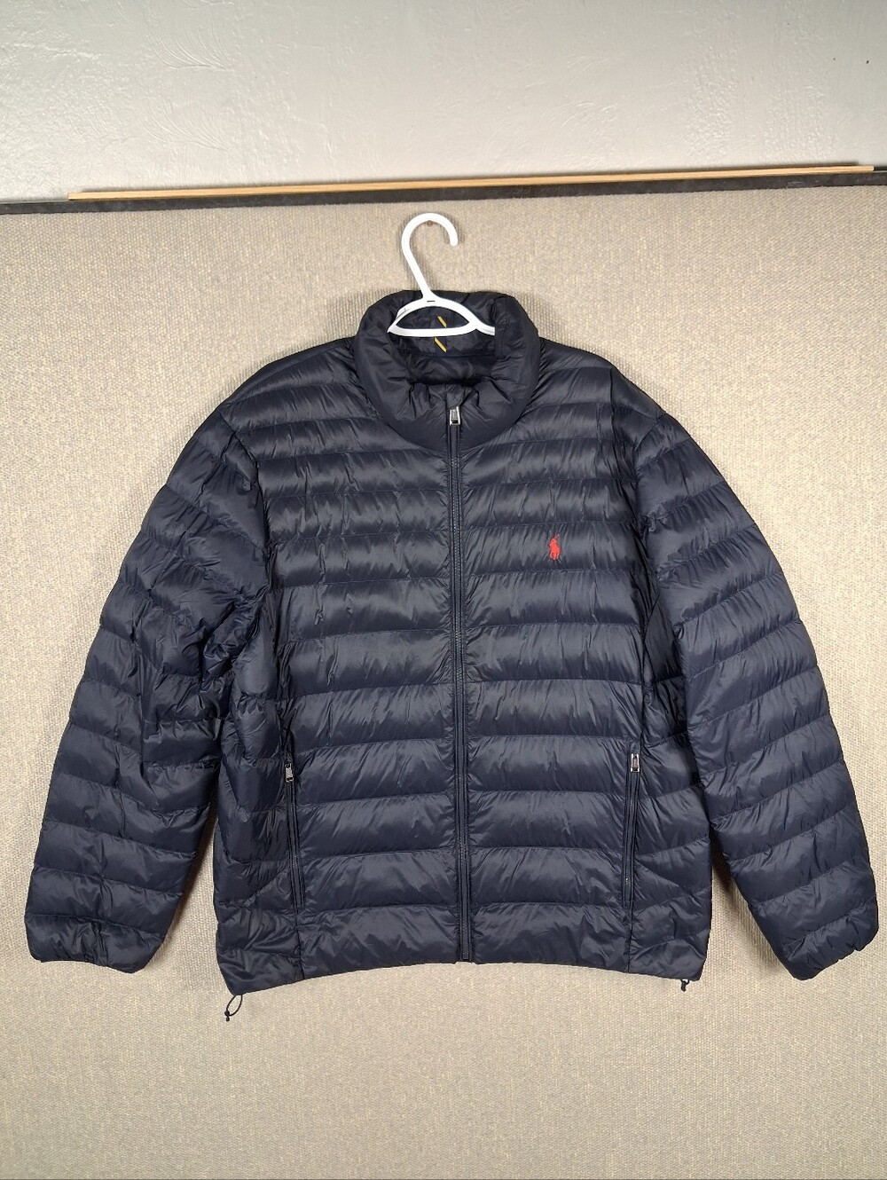 Polo Ralph Lauren Colden Packable Quilted Down Puffer Jacket Mens XL Navy